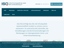 Tablet Screenshot of isq-bb.de